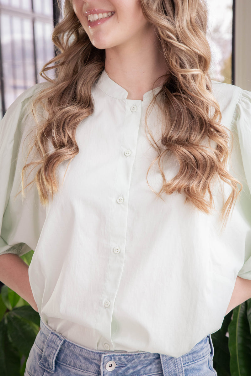 Made For You Blouse, Mint Tea | Sanctuary