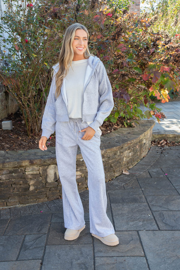 Livi Lounge Pants, Heather Grey