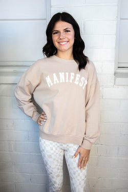 Manifest Sweatshirt, Mushroom | Z Supply