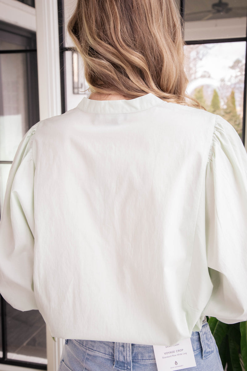 Made For You Blouse, Mint Tea | Sanctuary