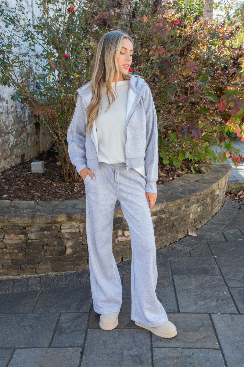 Livi Lounge Pants, Heather Grey