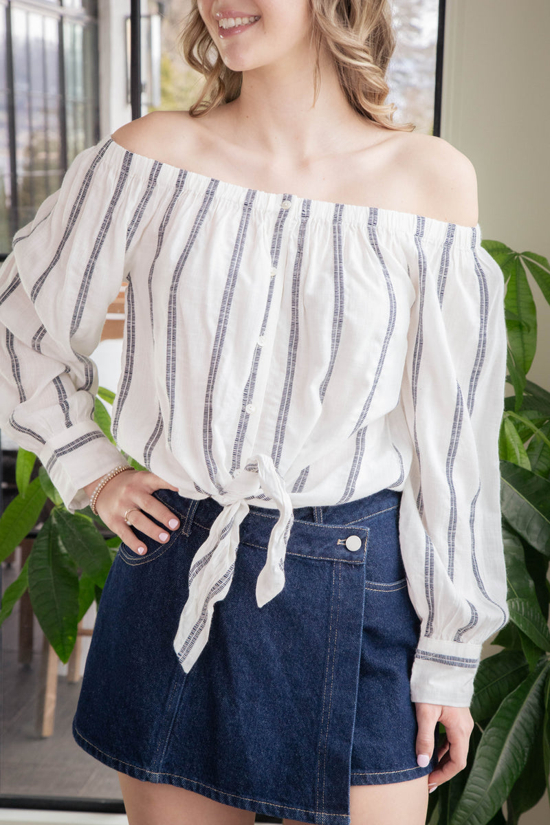 Ballet Tie Top, Stripe | Sanctuary