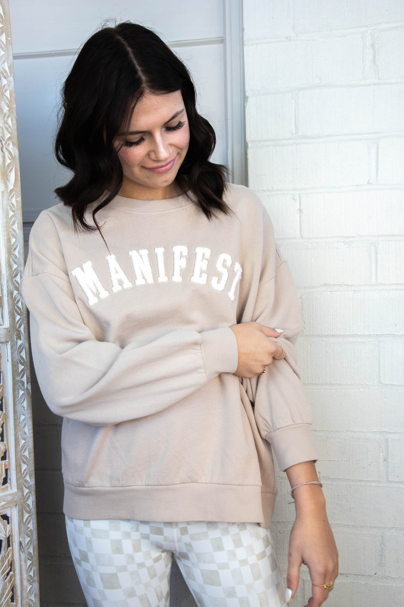 Manifest Sweatshirt, Mushroom | Z Supply