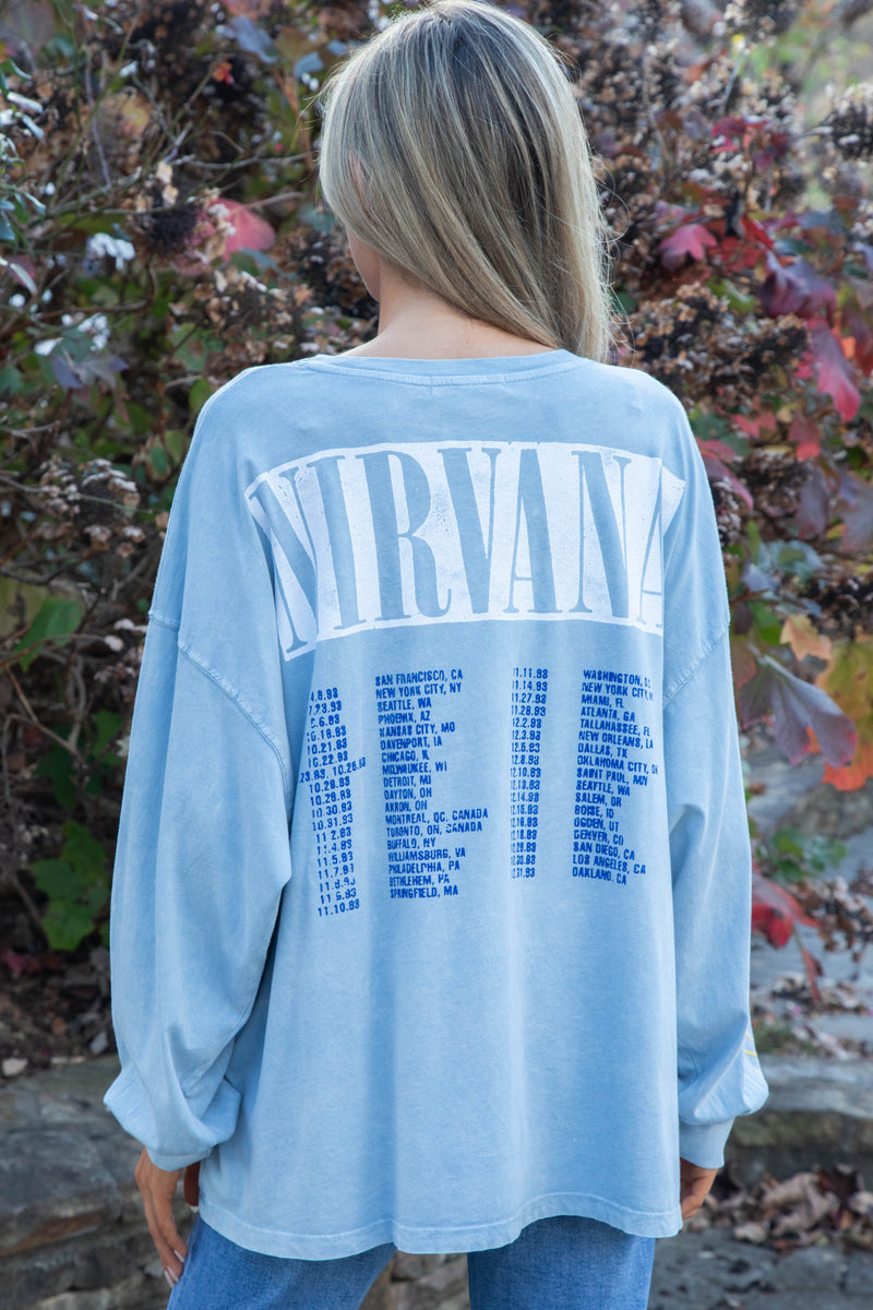 Nirvana 1993 Tour Tee, Power Acid Wash | Daydreamer