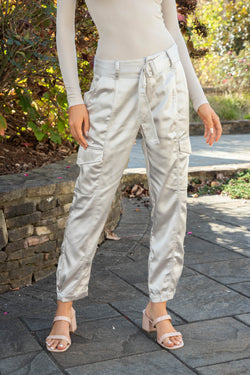 Classy Cargo Trouser, Silver | Sanctuary