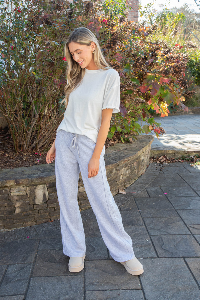 Livi Lounge Pants, Heather Grey