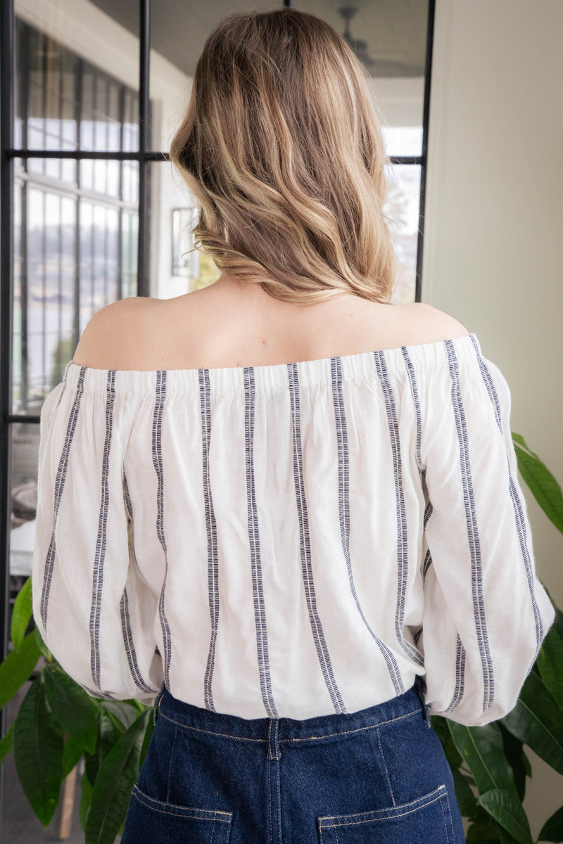 Ballet Tie Top, Stripe | Sanctuary