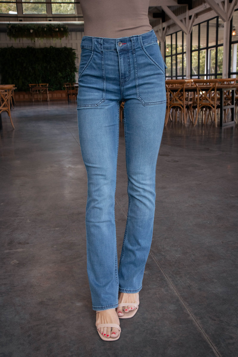 Sculpted Hayden Bootcut Jeans, Lucky Streak | Sanctuary