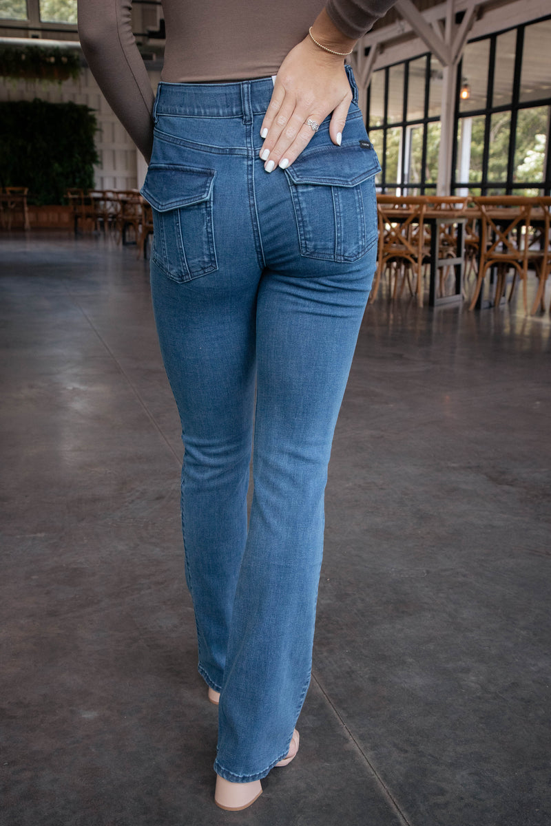 Sculpted Hayden Bootcut Jeans, Lucky Streak | Sanctuary