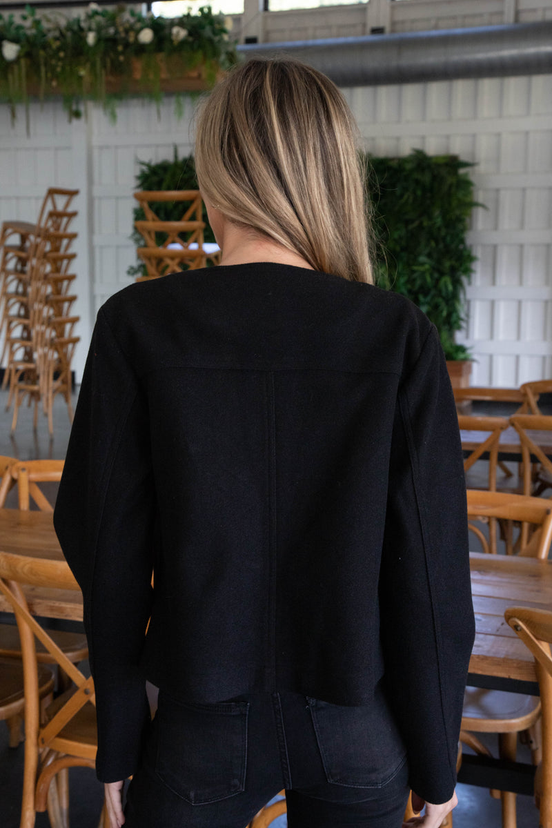 Kori Structured Jacket, Black