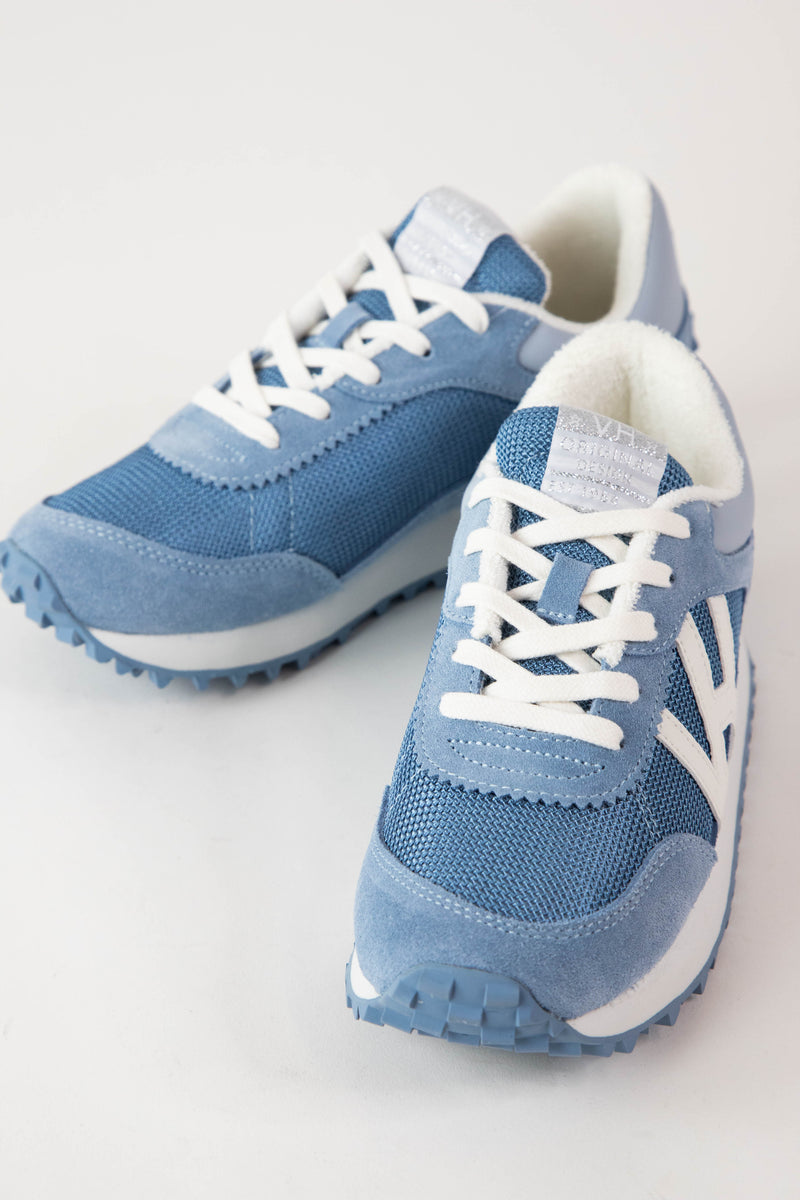 Cosmic Spiked Sole Running Sneaker, Sky Blue | Vintage Havana