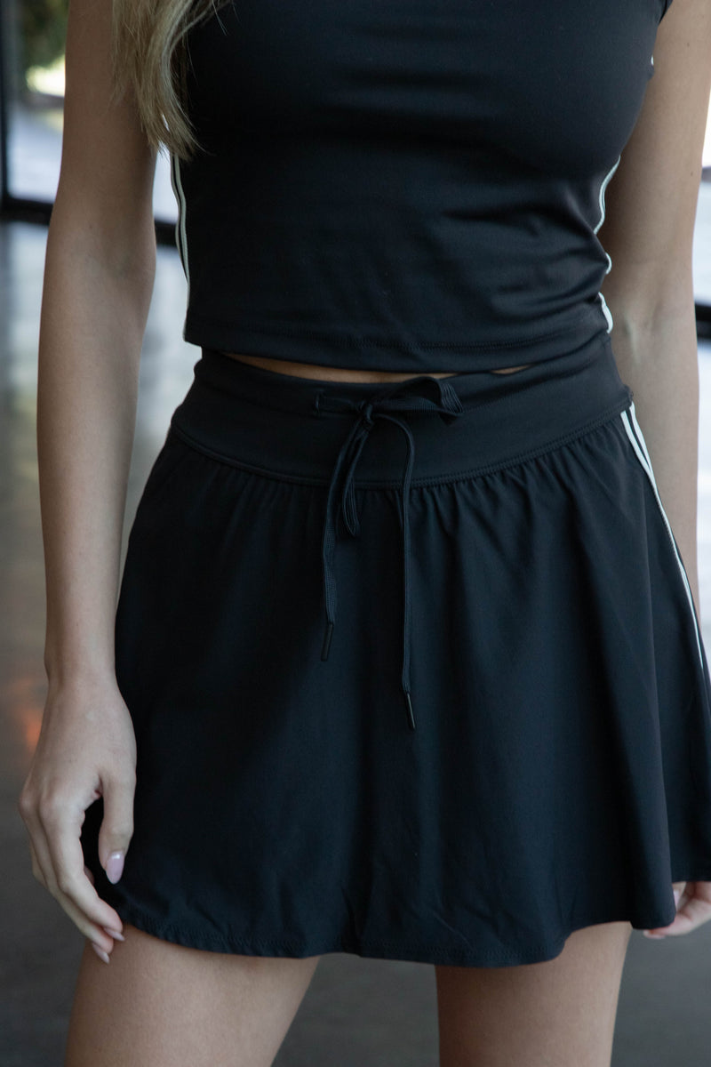 Court Club Skirt, Black | Z Supply