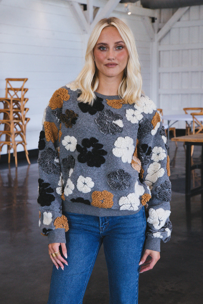 Flower sweater best sale