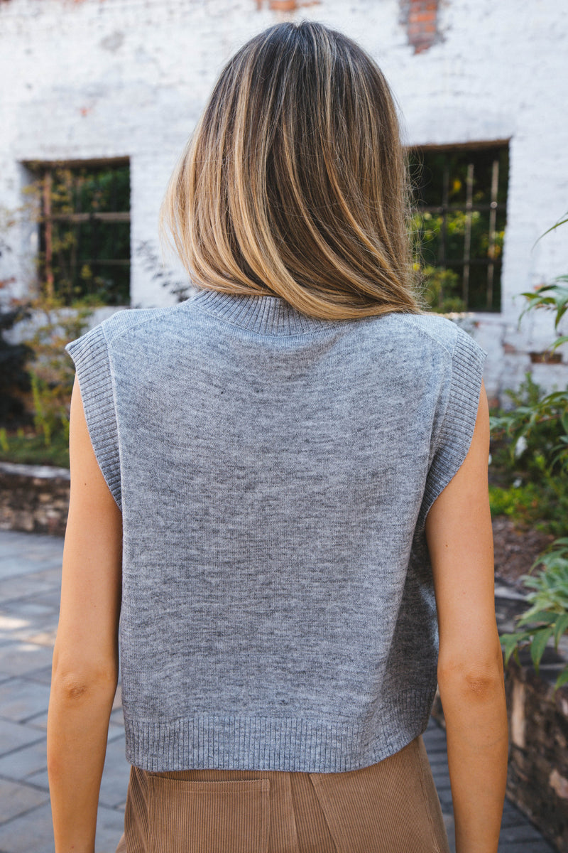 Lisa Lightweight Vest, Heather Grey