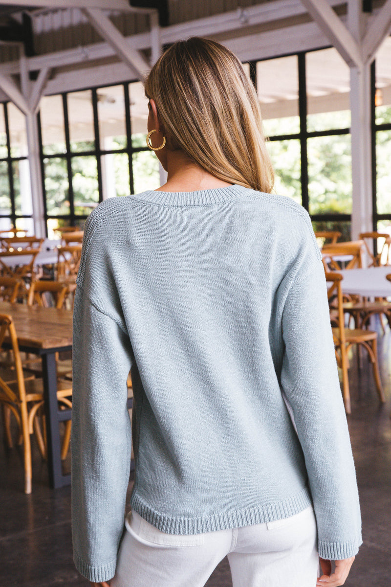 Chill Vibes Sweater, Eucalyptus | Sanctuary