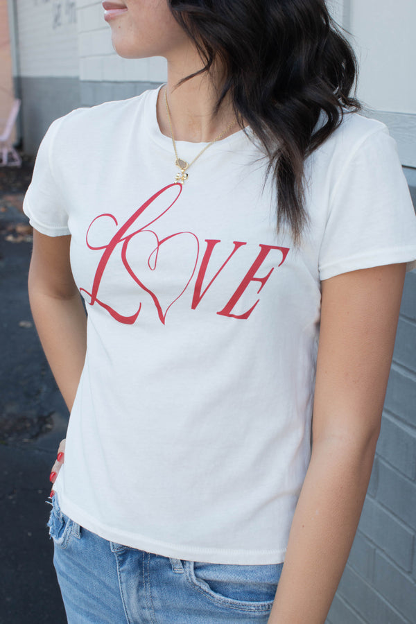 My Heart Tourist Tee, Sea Salt | Z Supply