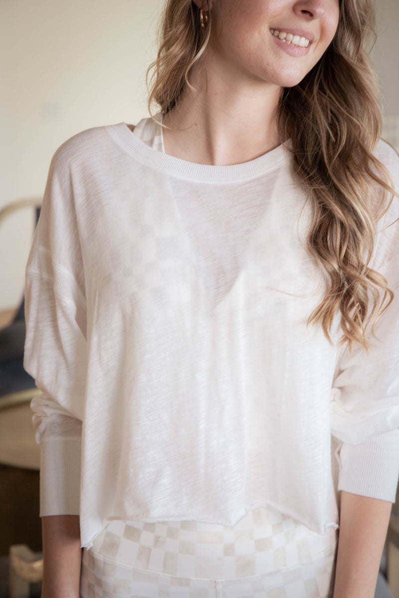 My Time Layer Tee, White | Free People