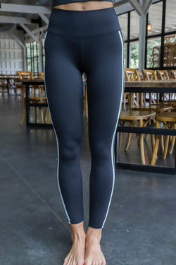 On Rotation 7/8 Legging, Black | Z Supply