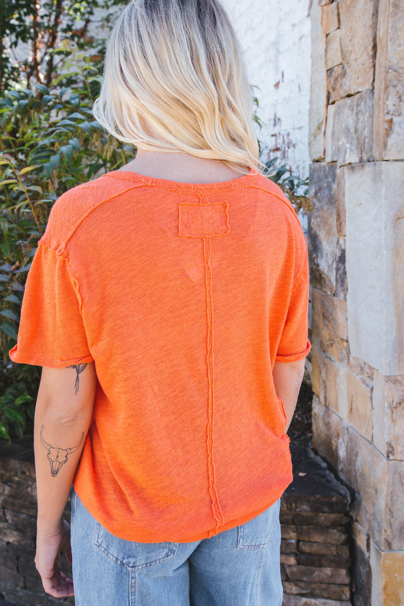 All I Need Tee, Mandarin Red | Free People