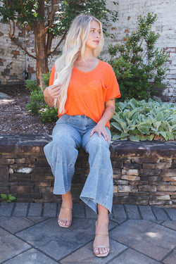 All I Need Tee, Mandarin Red | Free People