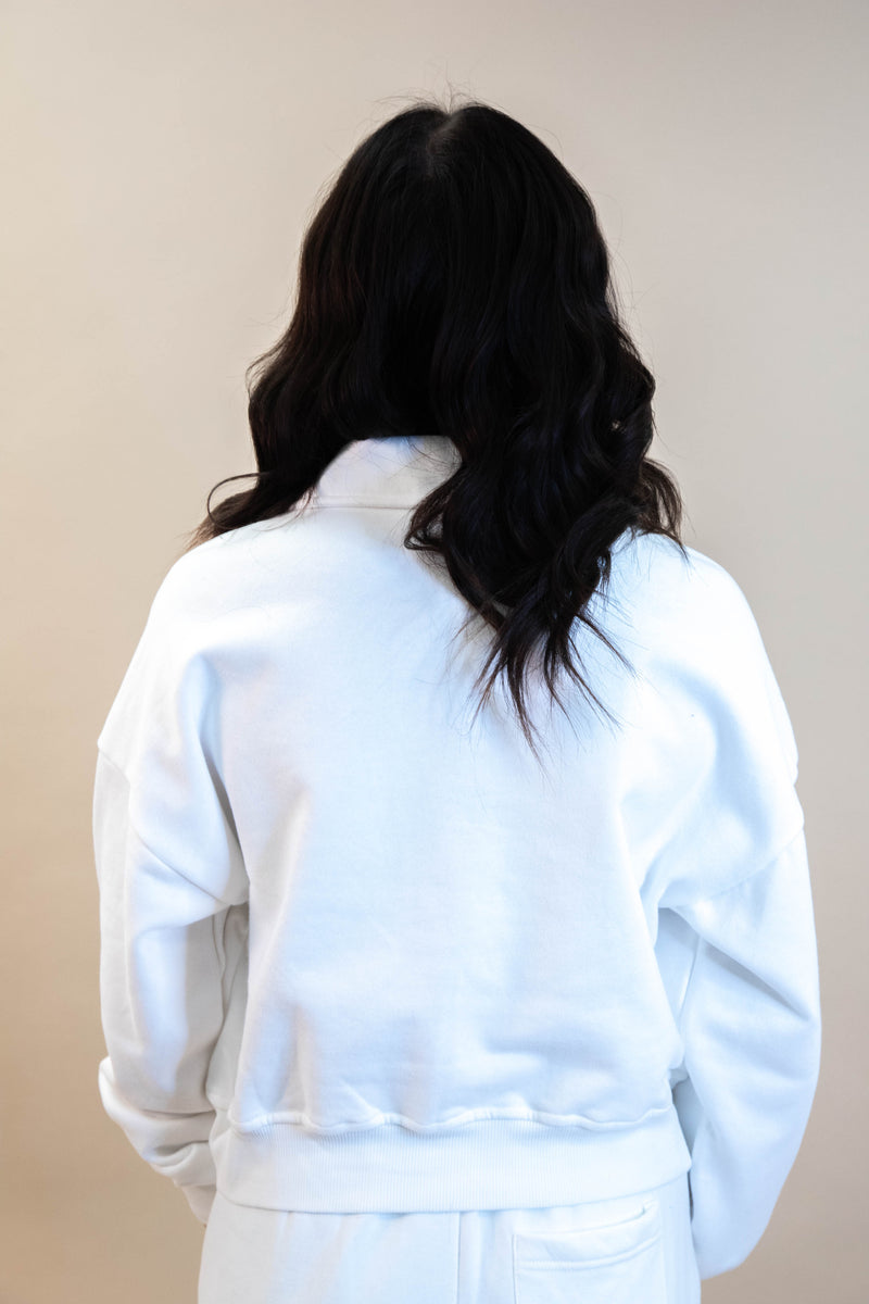 Sierra Polo Sweatshirt, Ivory