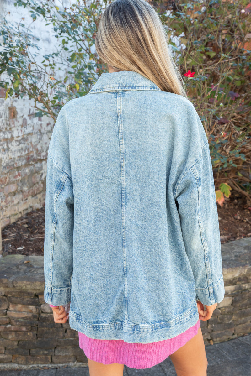 Avery Denim Jacket, Got the Blues | Free People