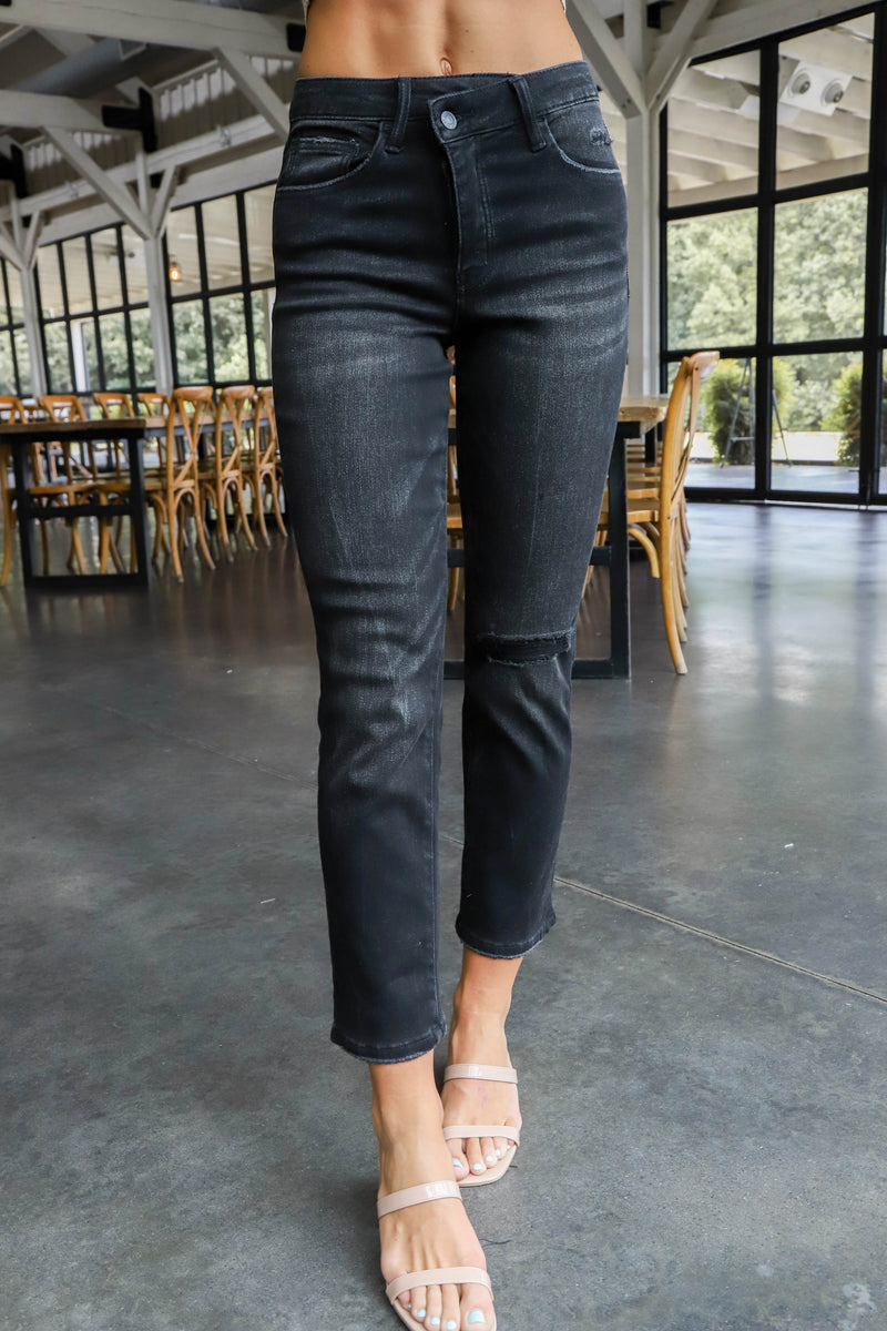 Whitney High Rise Crop Jeans, Well-Behaved