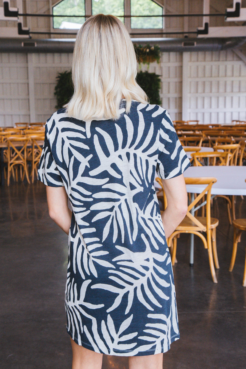 The Only One T-Shirt Dress, Night Palm | Sanctuary