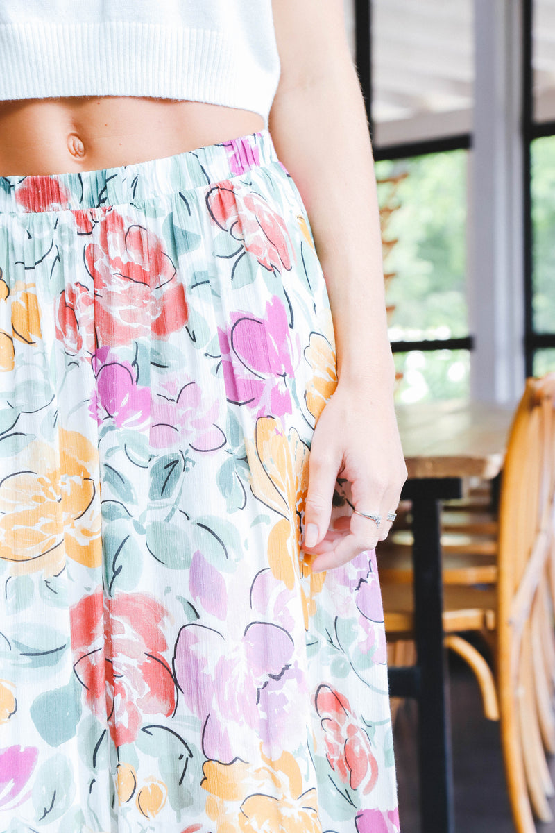 Treasures Gathered Midi Skirt, Multi | Sadie & Sage