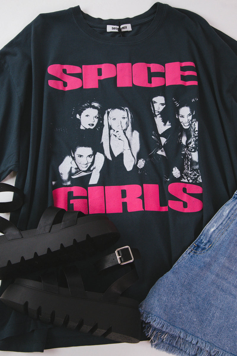 Spice Girls Photo Tee, Vintage Black | Daydreamer