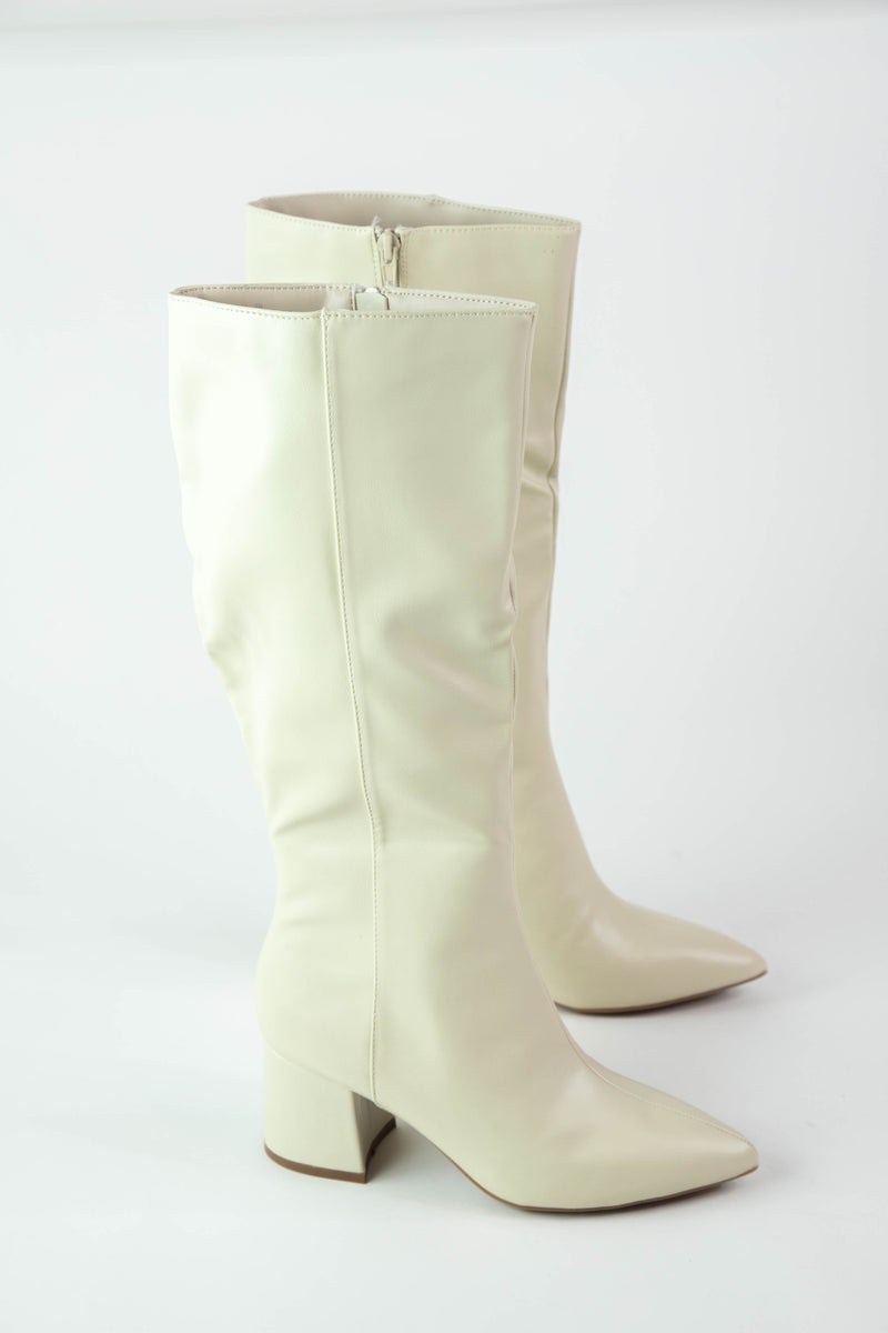 Mode Tall Dress Boot, Beige