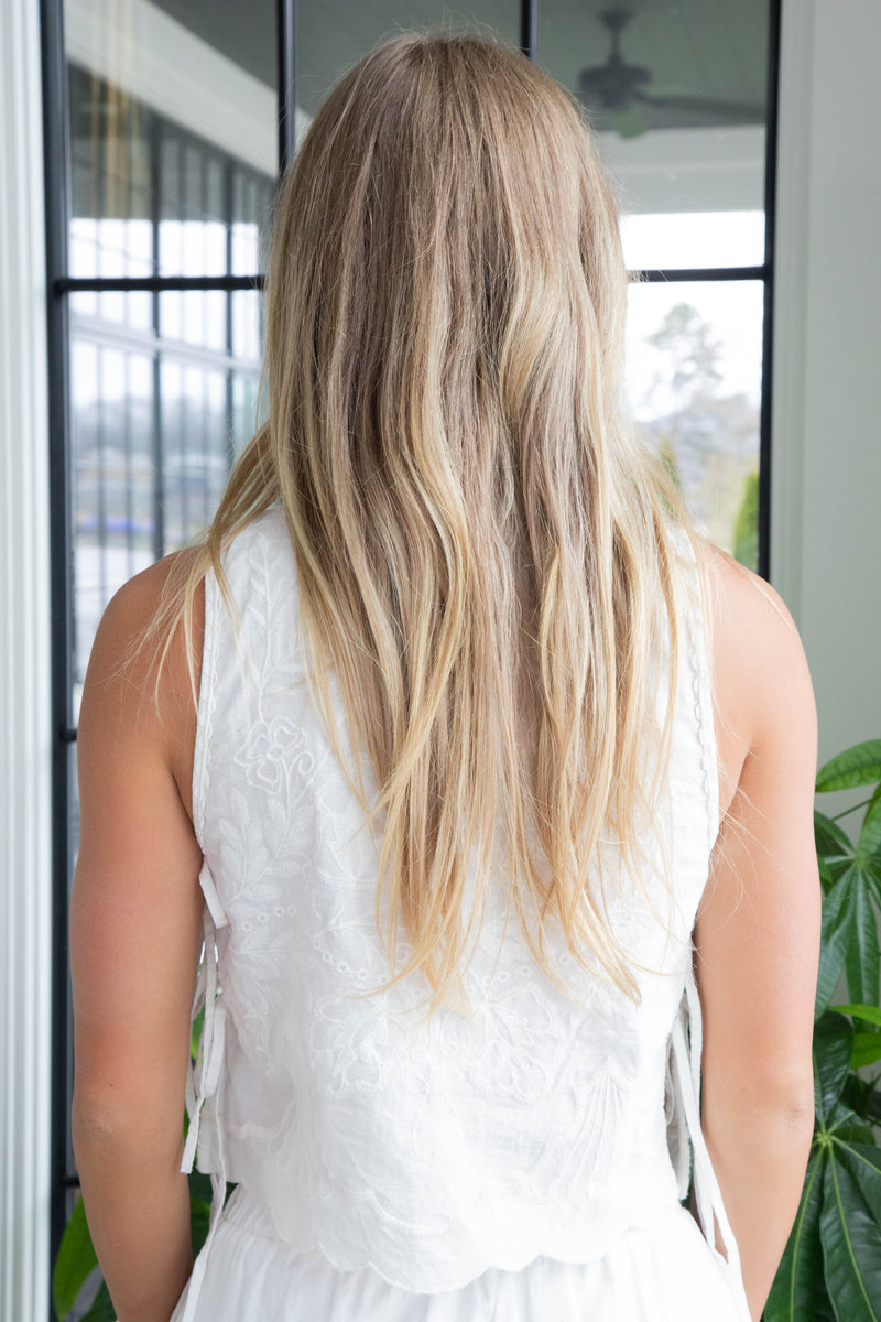 Faded Gardens Tank, White | Free People