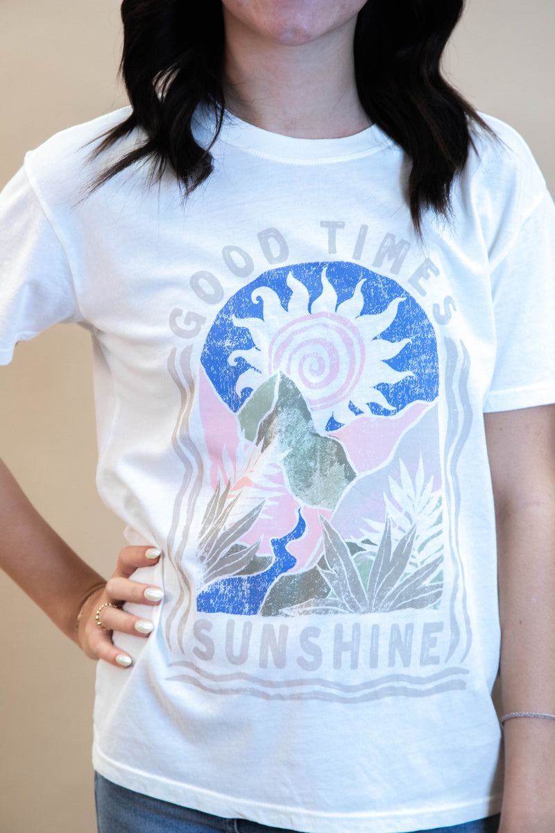 Sunshine Boyfriend Tee, Sea Salt | Z Supply