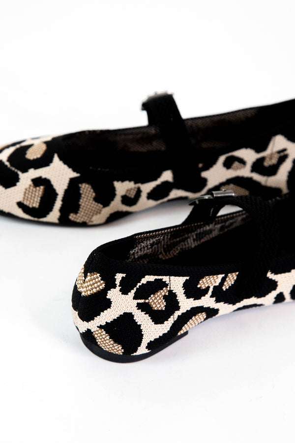 Brita Mary Jane Ballet Flat, Leopard