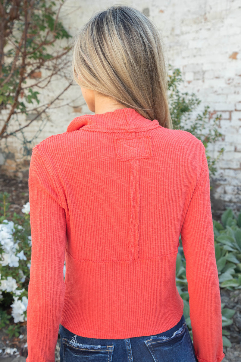 Midnight Half Zip, Red | Free People