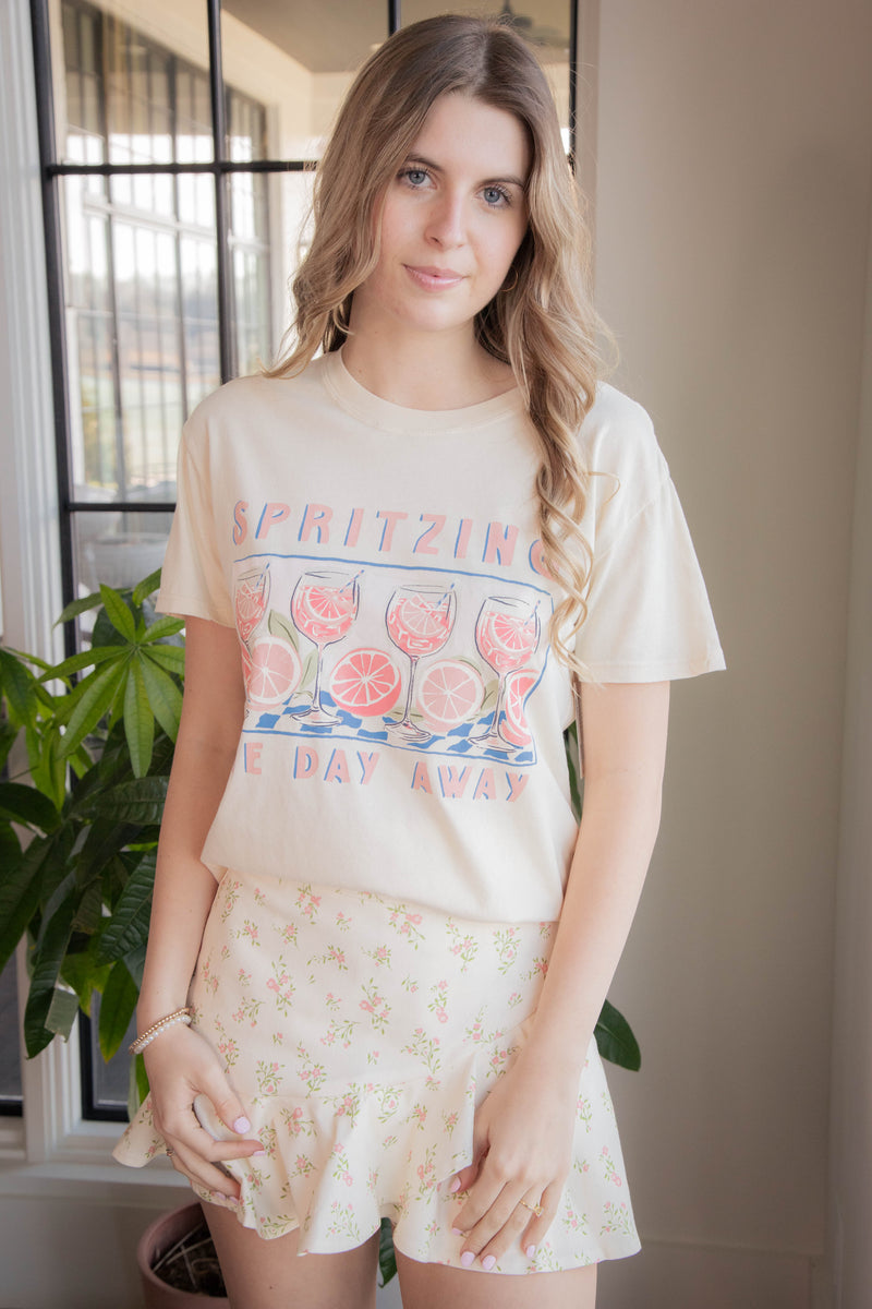 Spritz Boyfriend Tee, Sandshell | Z Supply