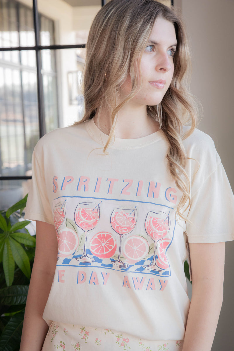 Spritz Boyfriend Tee, Sandshell | Z Supply