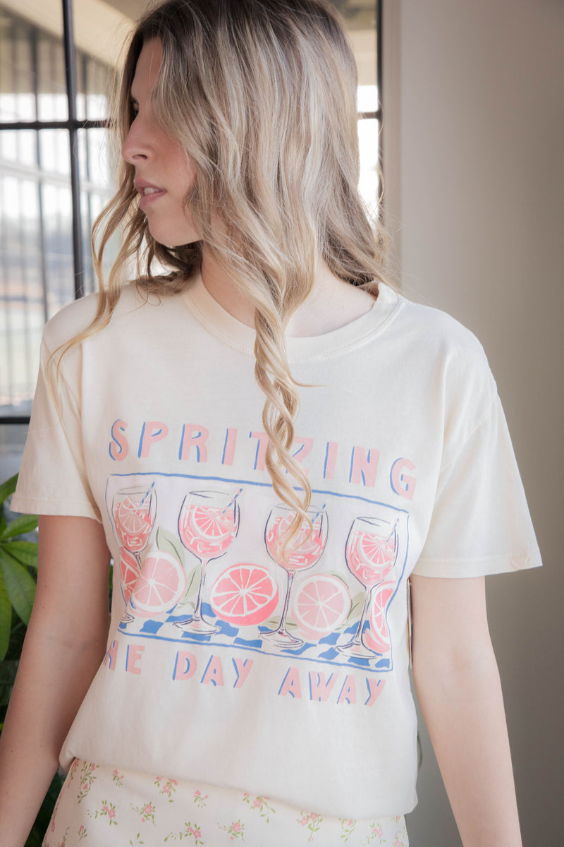 Spritz Boyfriend Tee, Sandshell | Z Supply