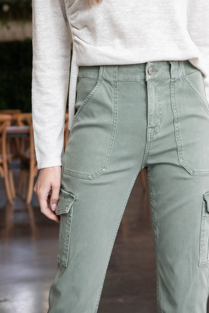 Sculped Hayden Cargo Pant, Dark Spruce | Sanctuary