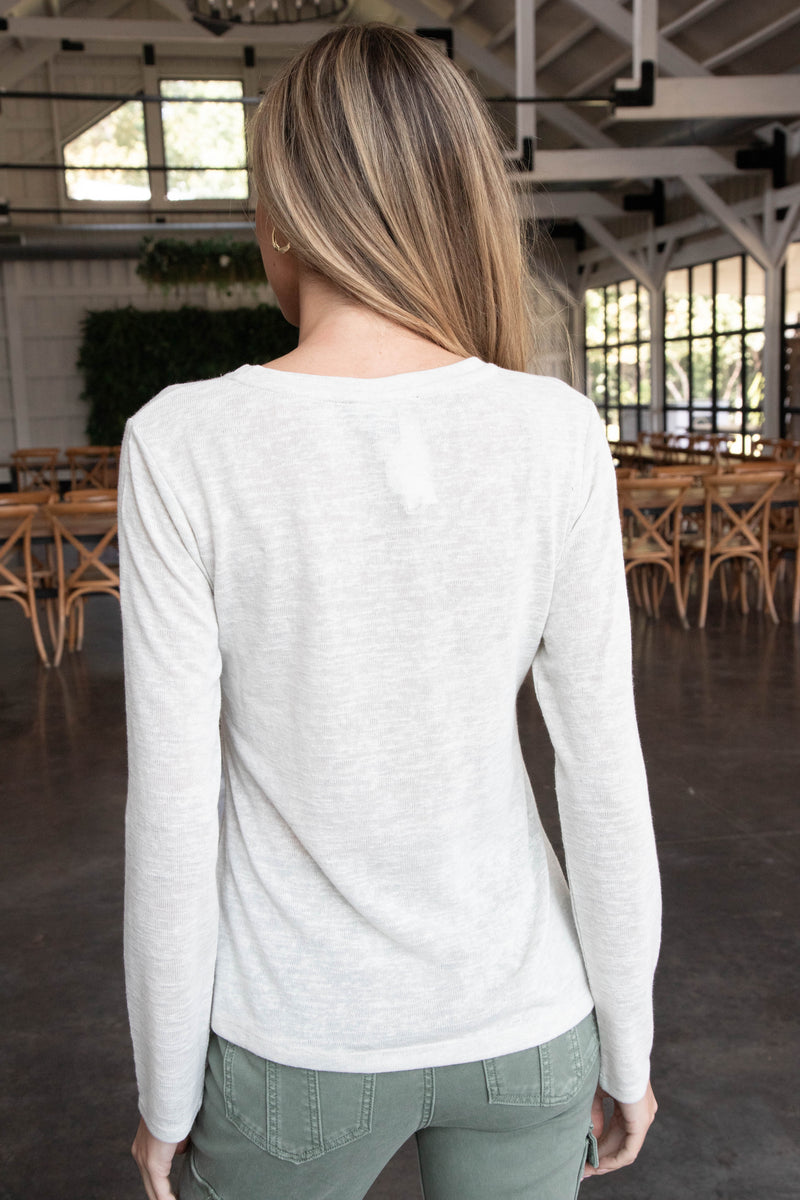 Something About Her Top, Chalk Heather | Sanctuary