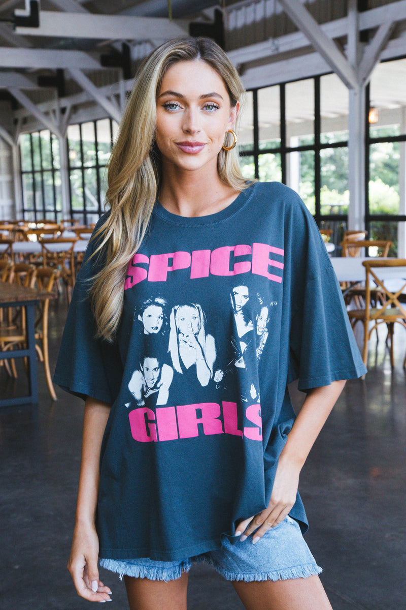 Spice Girls Photo Tee, Vintage Black | Daydreamer