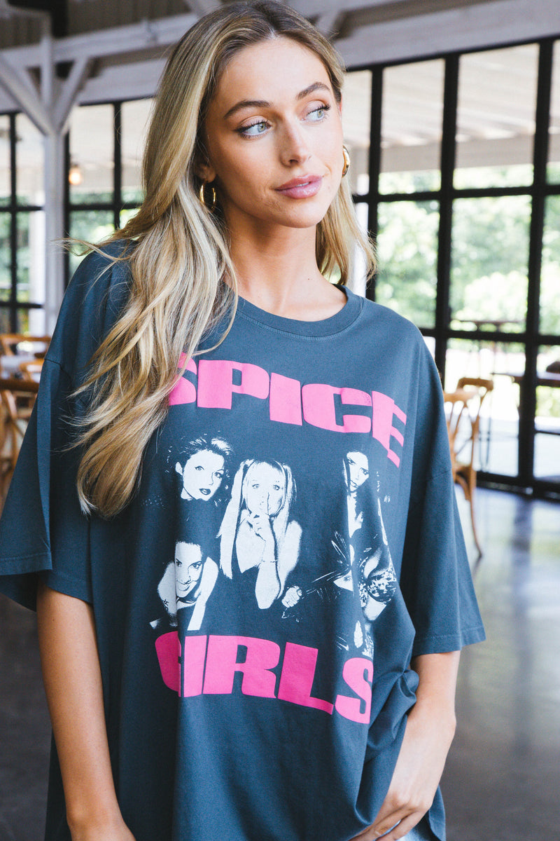 Spice Girls Photo Tee, Vintage Black | Daydreamer