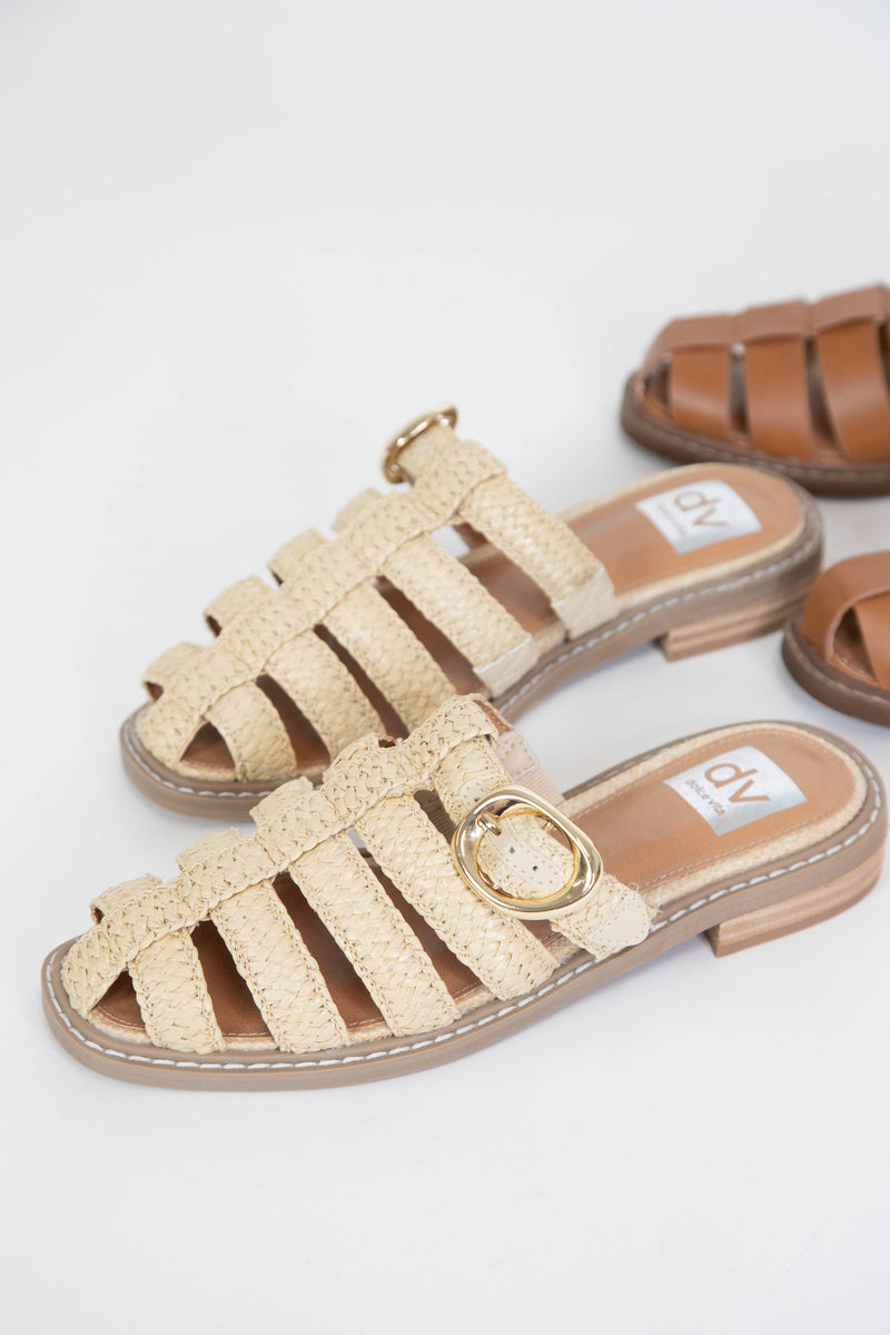 Fyona Fisherman Style Sandal, Raffia | DV by Dolce Vita