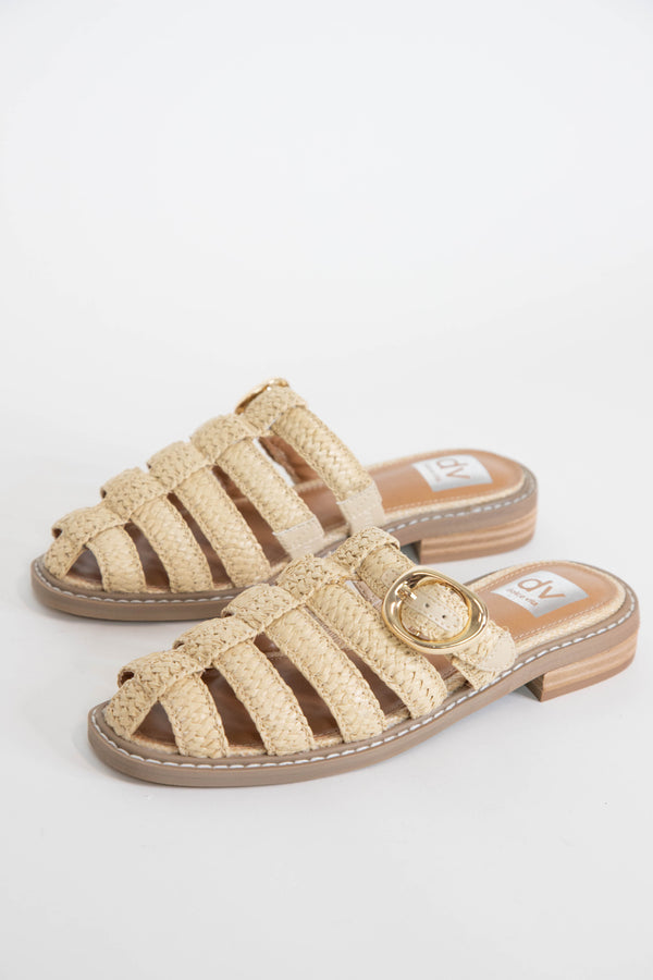 Fyona Fisherman Style Sandal, Raffia | DV by Dolce Vita