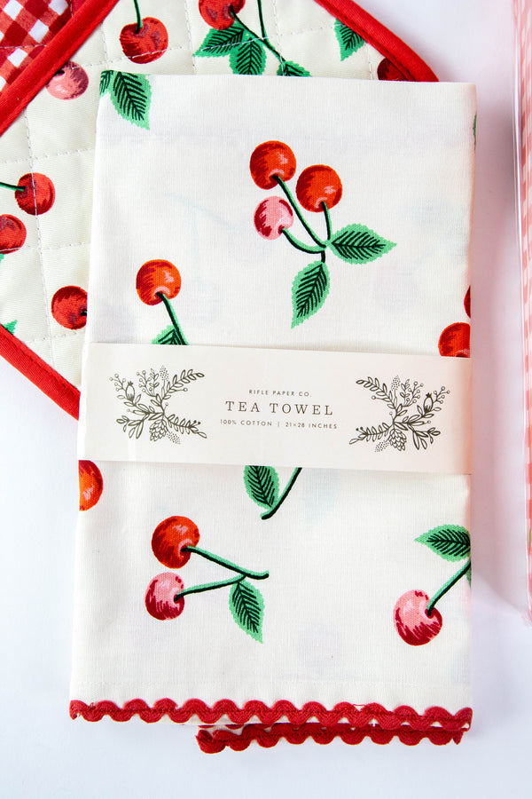 Cherries Tea Towel | Rifle Paper Co.