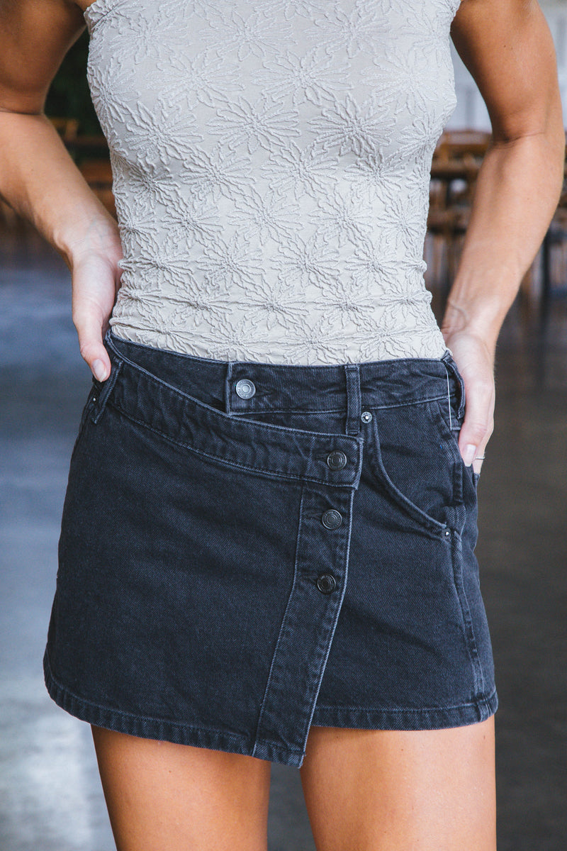 Wynne Denim Skirt, Eclipse | Free People