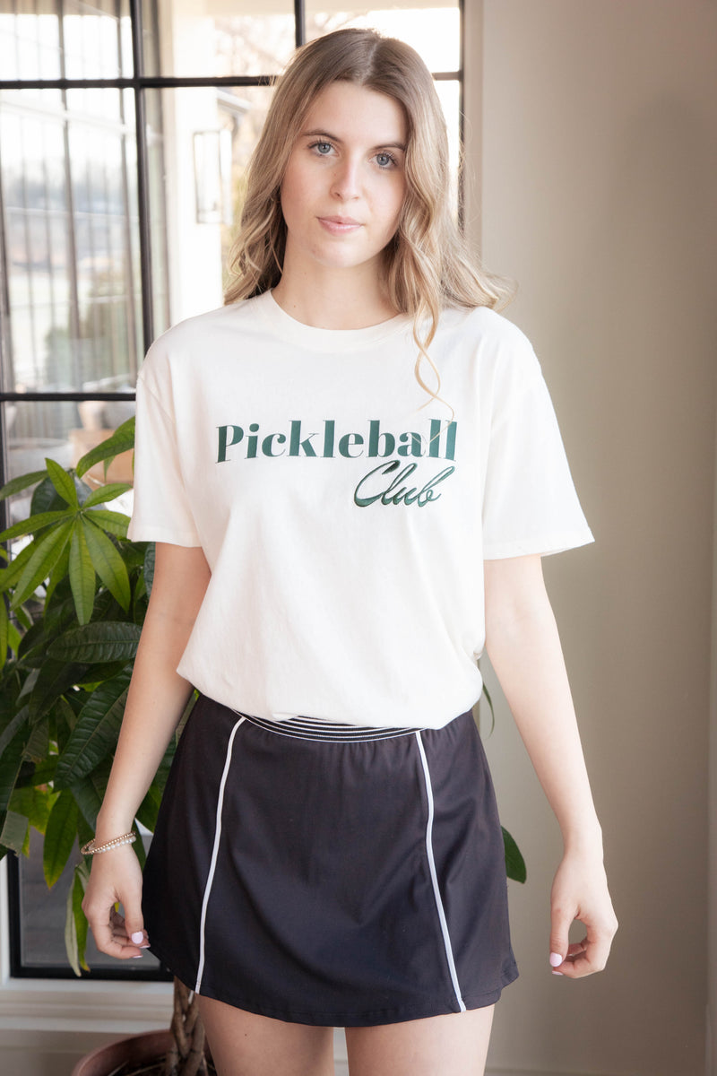 Pickleball Club Tee, Sea Salt | Z Supply