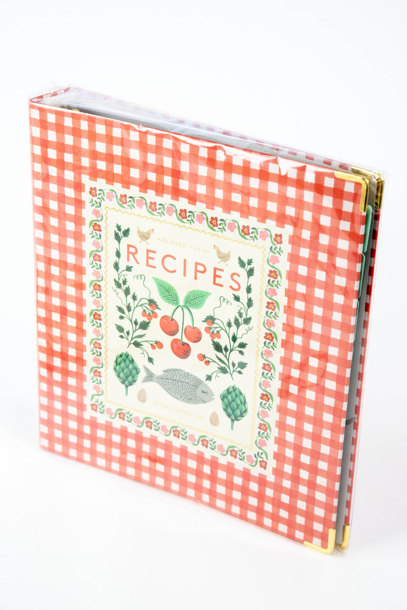 Cherry Farm Large Recipe Binder | Rifle Paper Co.