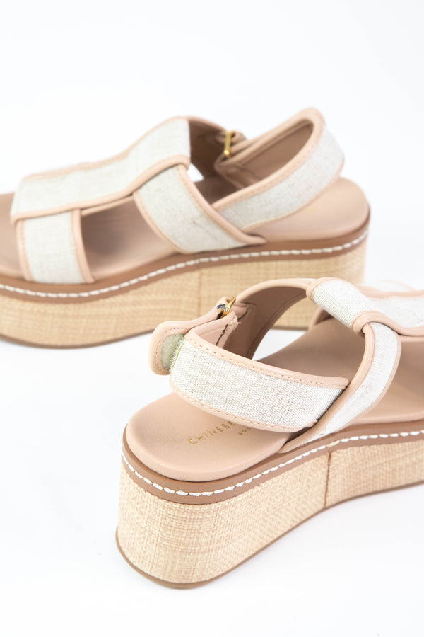 Swell Platform Wedge Sandal, Natural | Chinese Laundry