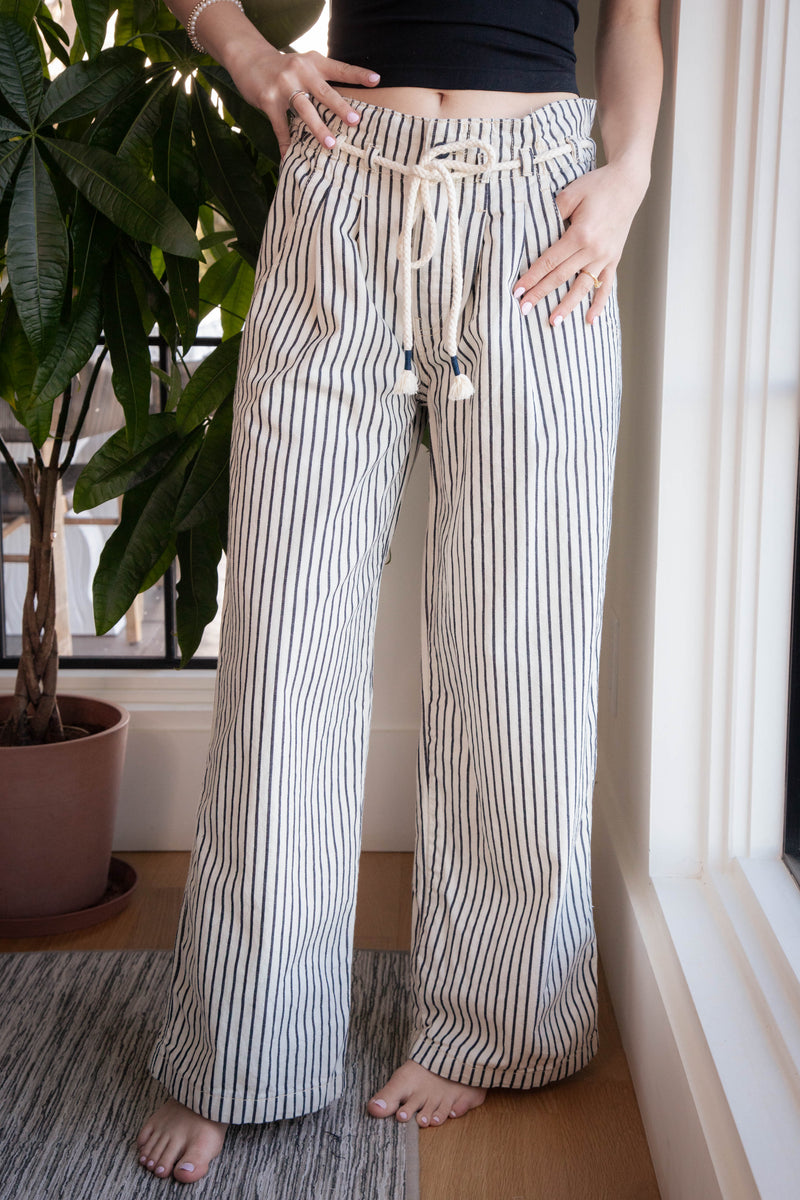 Dakota Cinched Pull On Pant, Washed Railroad | Free People